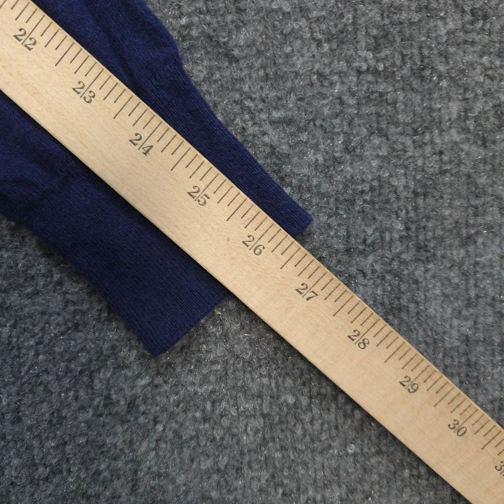 Peter Millar Sweater Mens L Blue Pima Silk Cashmere 1/4 Zip Mock Neck Pullover